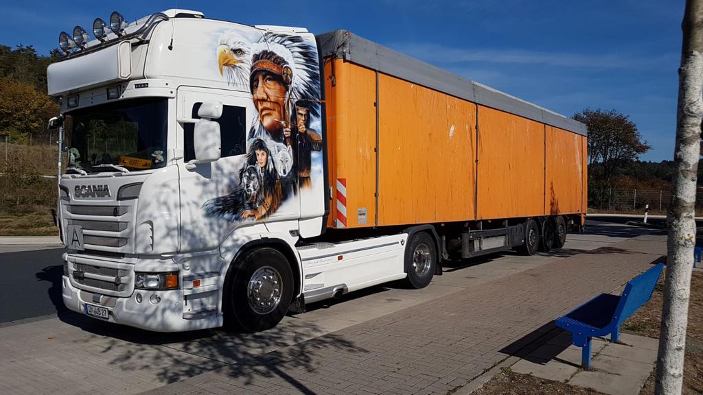 Schubboden-LKW von Transporte Berg